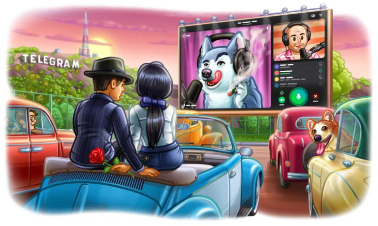 Telegram novidades melhorias videochamadas versão
