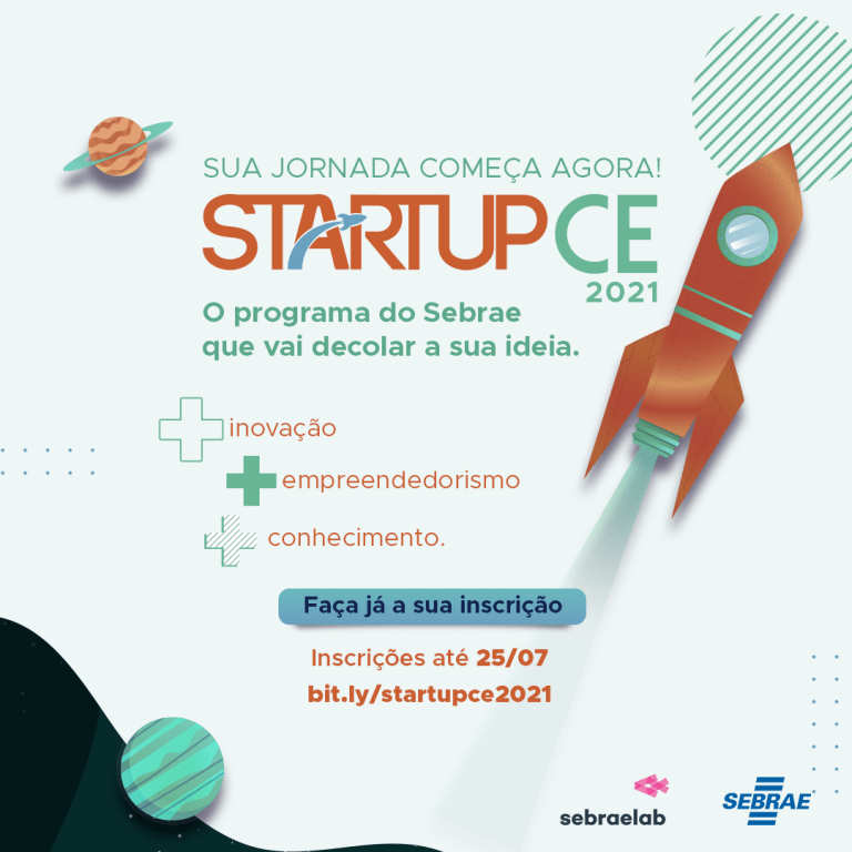 StartupCE abre inscrições para 5º ciclo de pré-aceleração