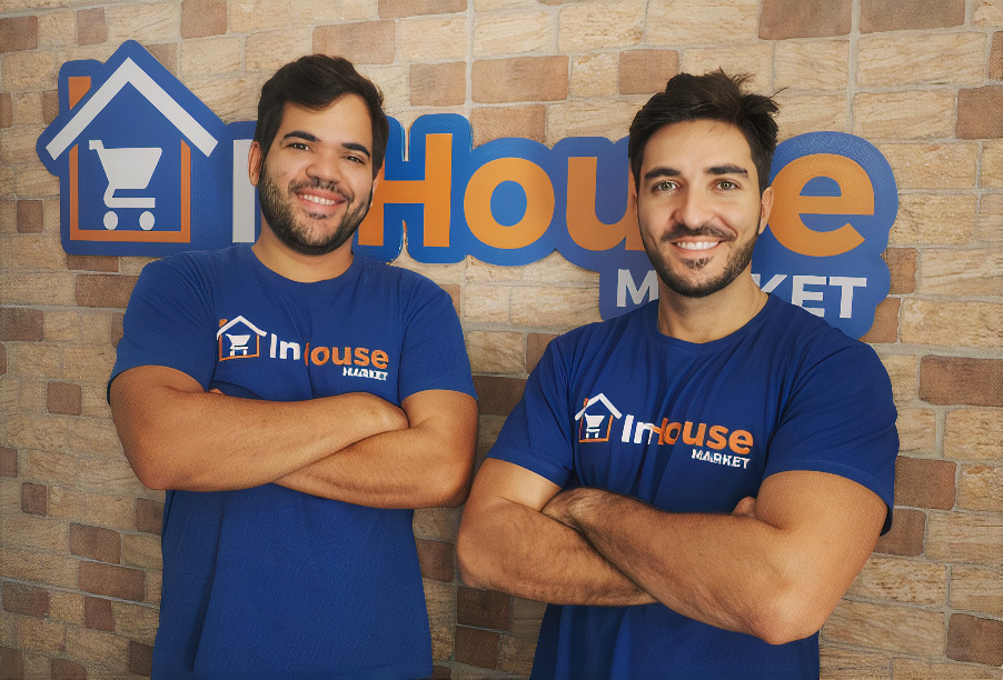Yan França e Leonardo Deana, sócios-fundadores da InHouse Market. (Foto: Divulgação)