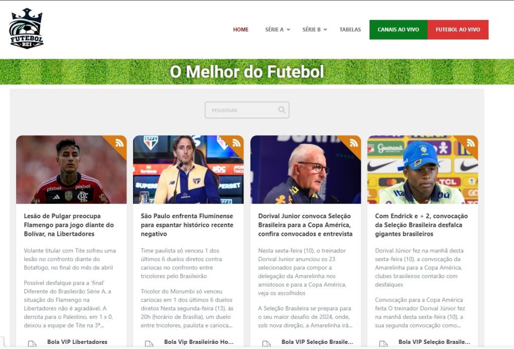 futebol rei