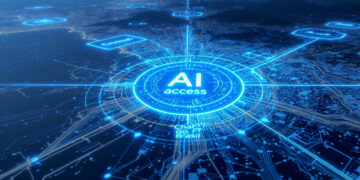 "ChatGPT Go Brasil logo in blueprint cityscape"