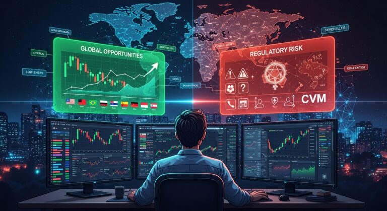 Investir em corretoras internacionais sem autorização da CVM: o que você realmente precisa saber antes de começar