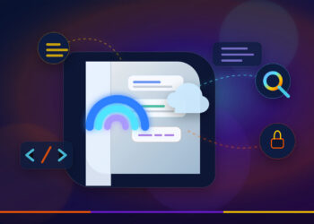NotebookLM vira Gemini Notebook e se aproxima do app Gemini e da Busca 29 Ilustração editorial de um caderno digital conectado ao Gemini, à Busca e a recursos de nuvem segura