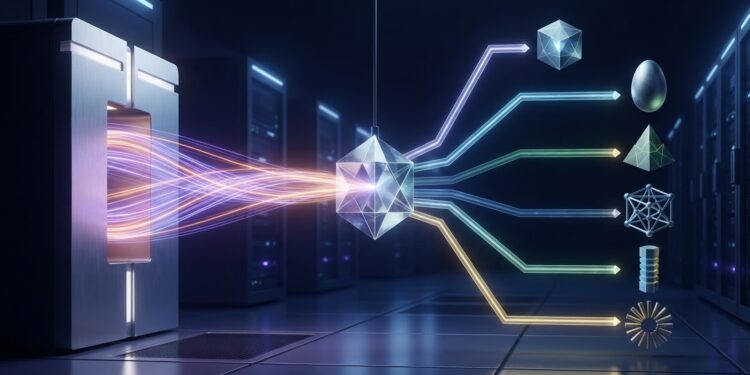 Fluxo visual de pagamentos para roteamento de múltiplos modelos de IA